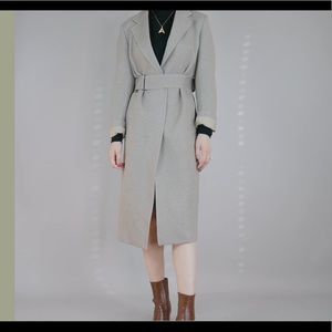 Uniqlo U Lemaire Beige Belted Chester Coat